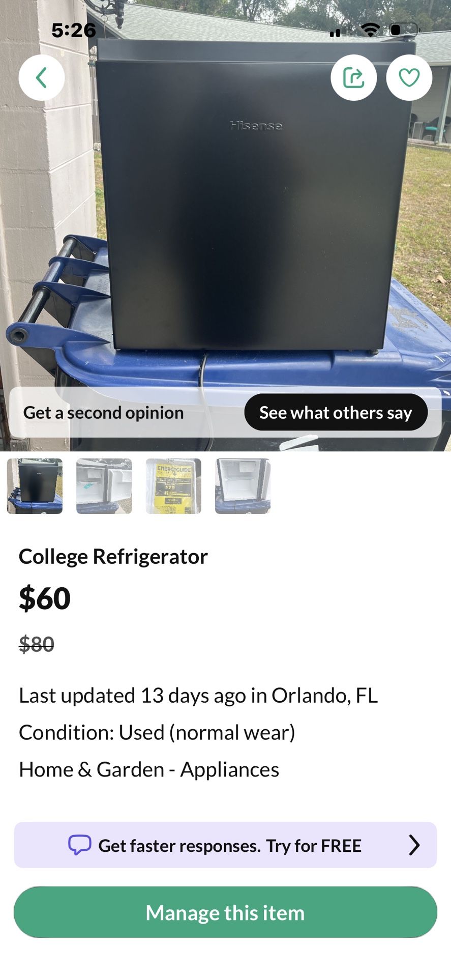 College Refrigerator