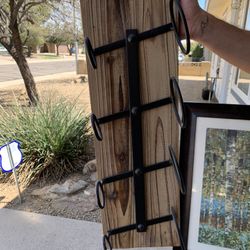 Wall Mounted Wine Bottle Holder 