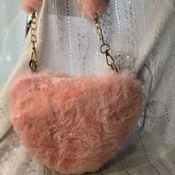 Purse Plush Pink 