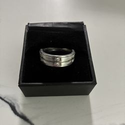 Men’s Wedding Band Size 7 With  Real Diamonds Make a Reasonable Offer !!!