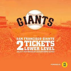 MLB - San Francisco Giants 2 Lower Level Tickets, eVoucher