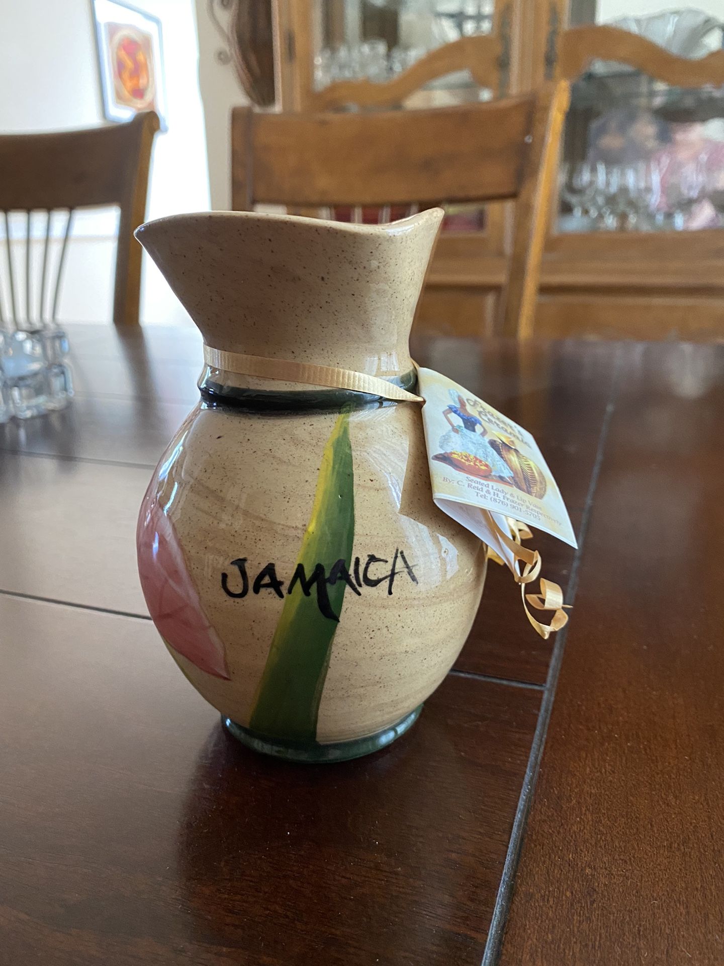 Frazer’s Ceramic Jamaican Small Bud Vase
