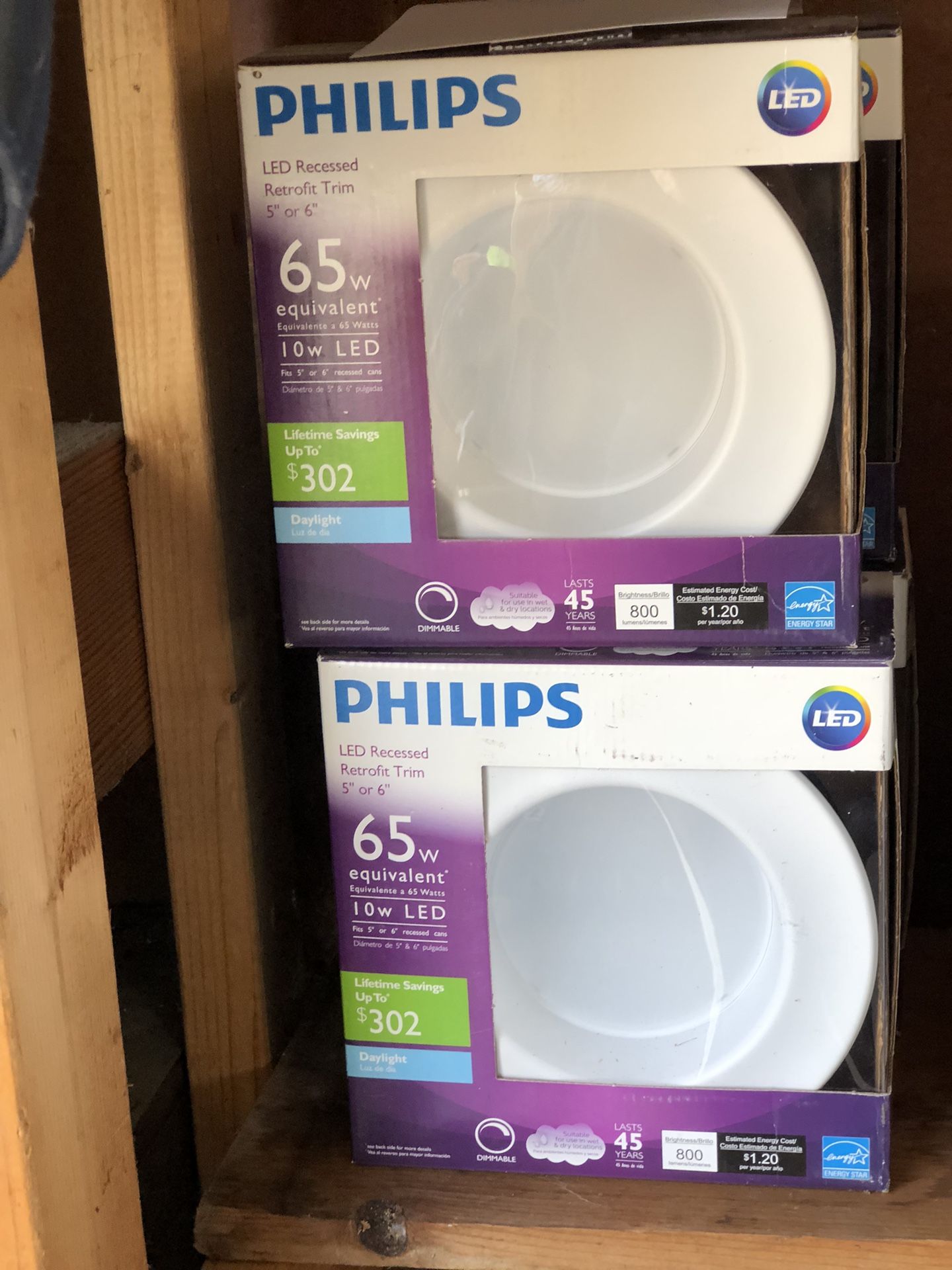 Philips LED Recessed Retrofit Trim