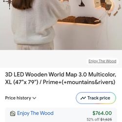 Enjoy The Wood 3d Map Led