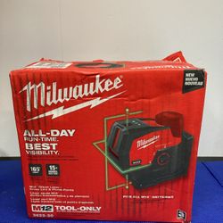Milwaukee M12 3622-20 12V Cordless Green 125 ft. Laser Level