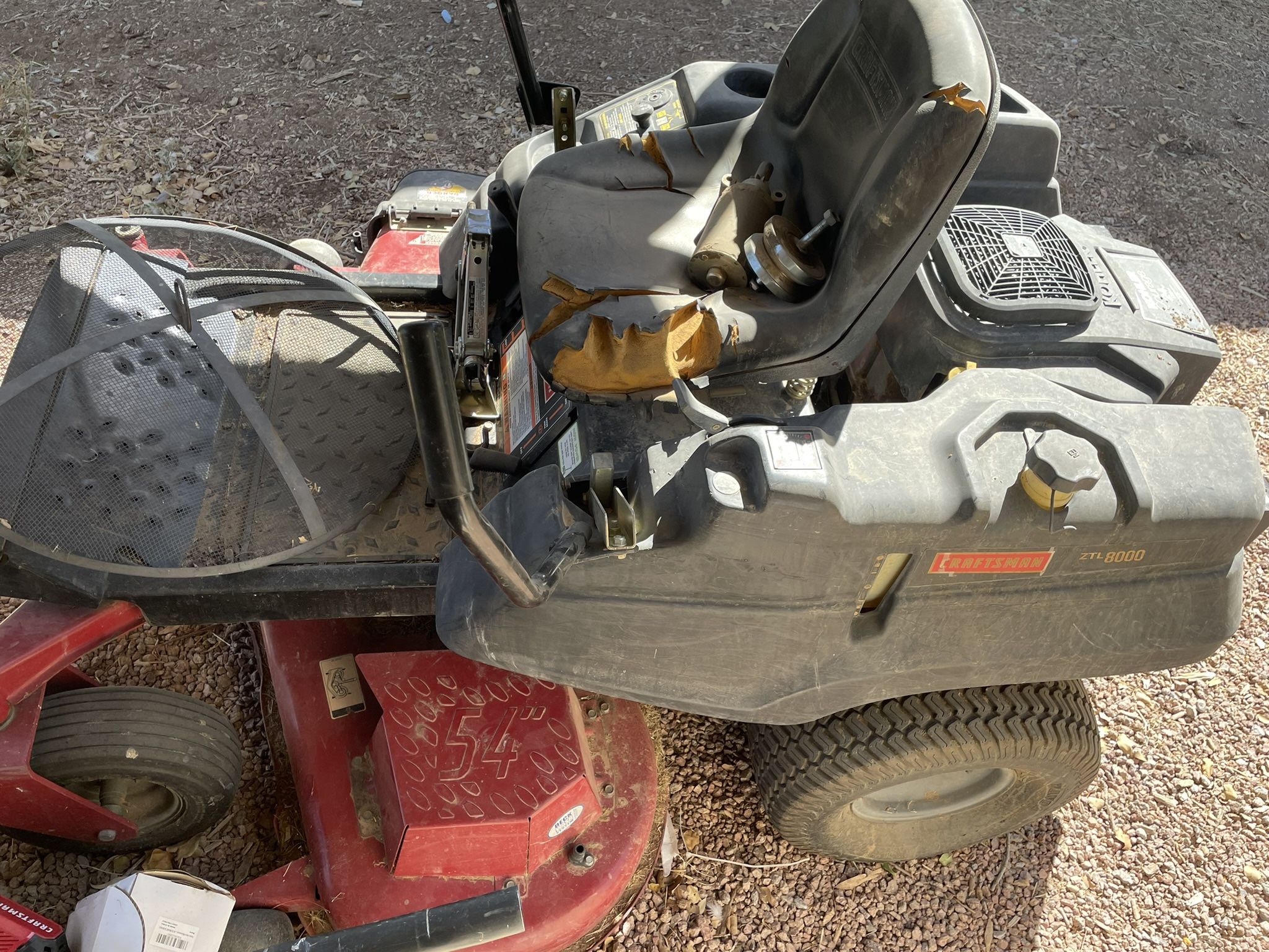 Rider Mower For Parts
