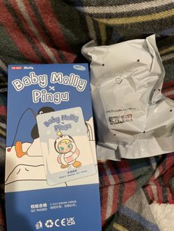 Popmart Baby Molly X Pingu Plush Pendants 