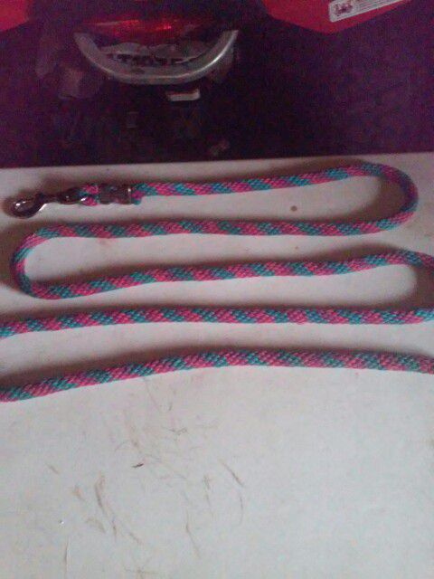 10ft 4in Lead Rope Pink And Blue The Brand Is Weaver Never Used