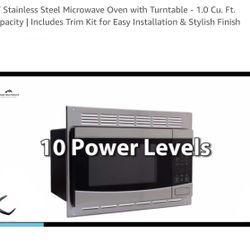 RV RUGGED trail products Mounted Microwave 