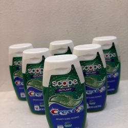 Crest Scope Outlast AntiCavity Fluoride Toothpaste Bundle Set