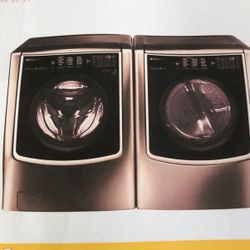 LG  Mega Capacity Washer And Electric Dryer Set