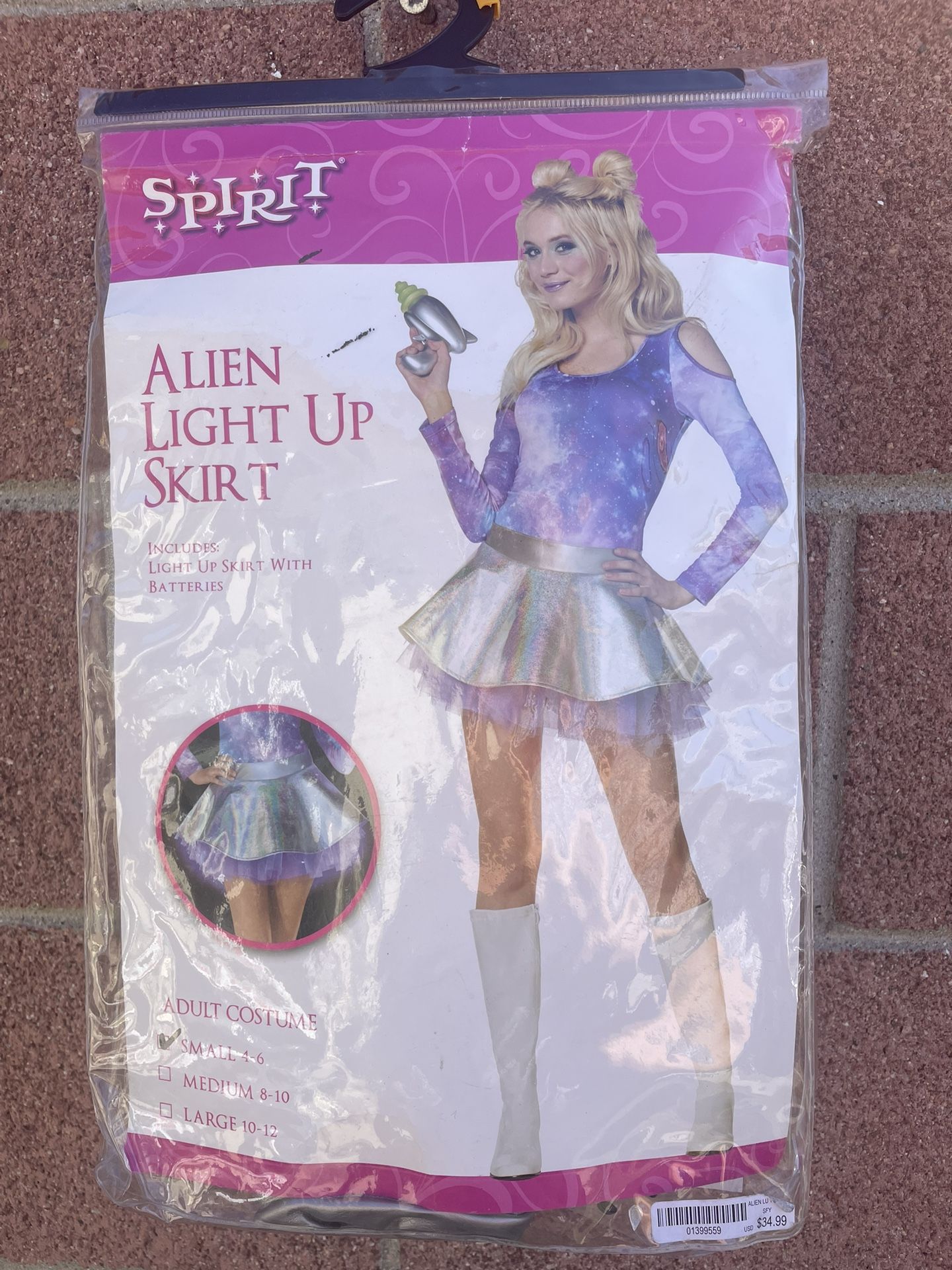 Halloween 🎃 Alien 👽 Costume W Lights 