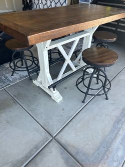 Table and Stools