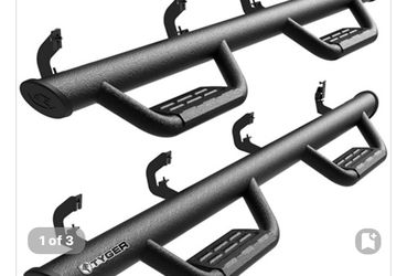 Tyger Auto Tyger Access Running Boards Compatible with 2009-2018 Dodge Ram 1500; 2019-2024 Classic | Quad Cab | TG-AS2D24038 | Textured Black Drop Ste