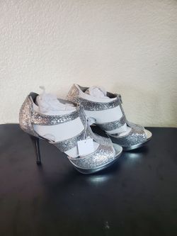 Silver heels