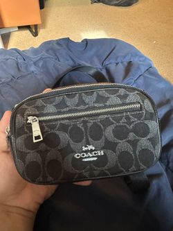 Perfect Condition Black Denim Coach Bag 