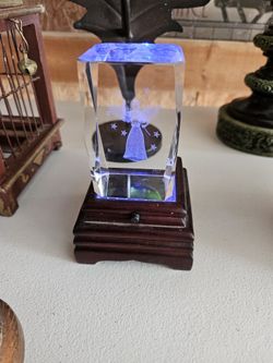 Lighted Angel Crystal Decor
