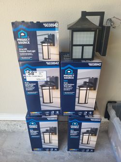 Outside electrical lights set for sale. Qty 5