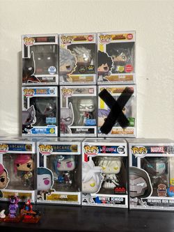 Funko Pop Lot For Sale! Batman, Ironman, My Hero Academia, Arcane