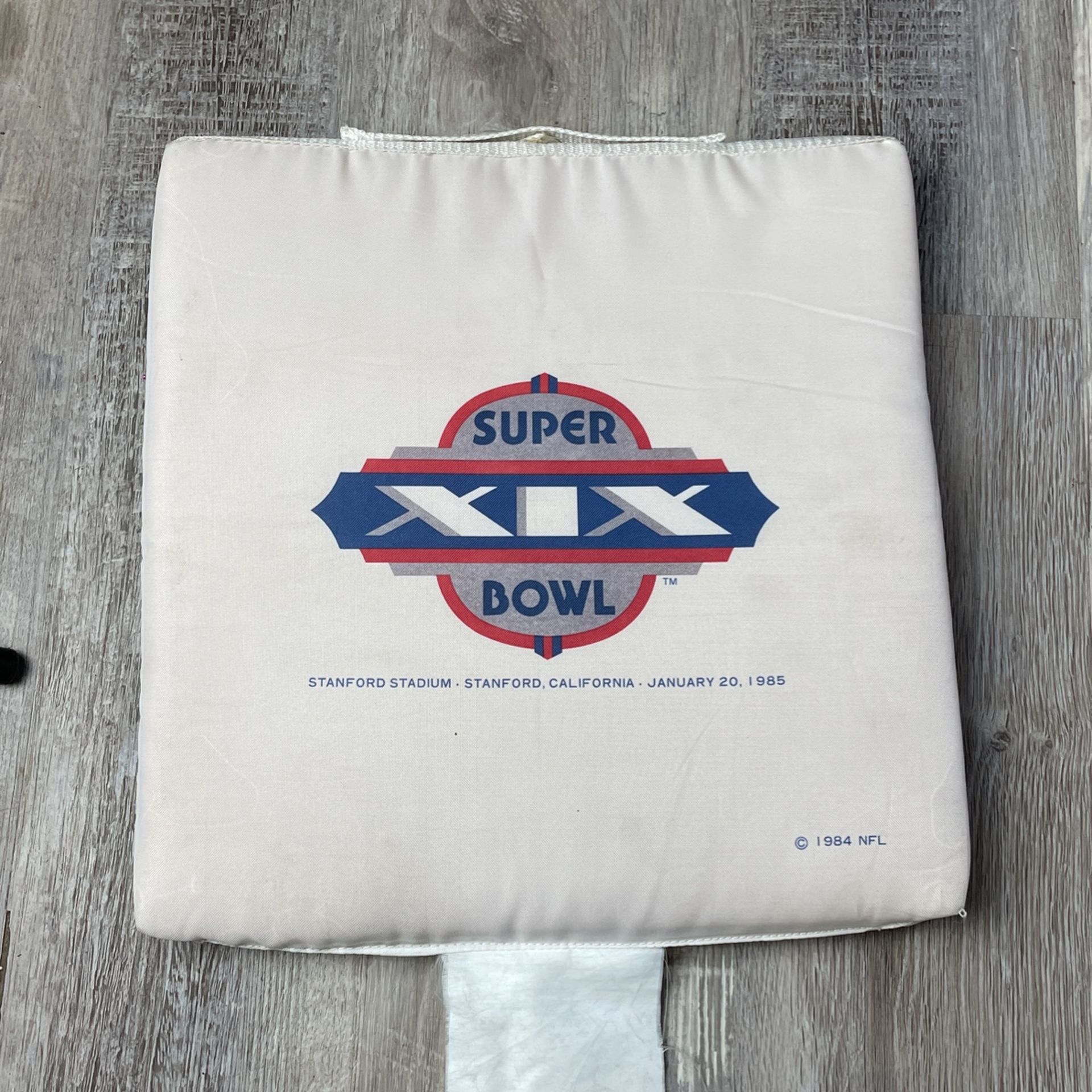 SUPER BOWL 19 (XIX) SEAT CUSHION 49er Vs Dolphin 