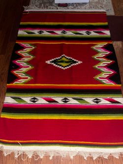 Vintage Woven Textile Blanket
