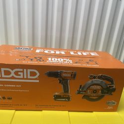 Ridgid 18v  2 Tool Combo Kit 