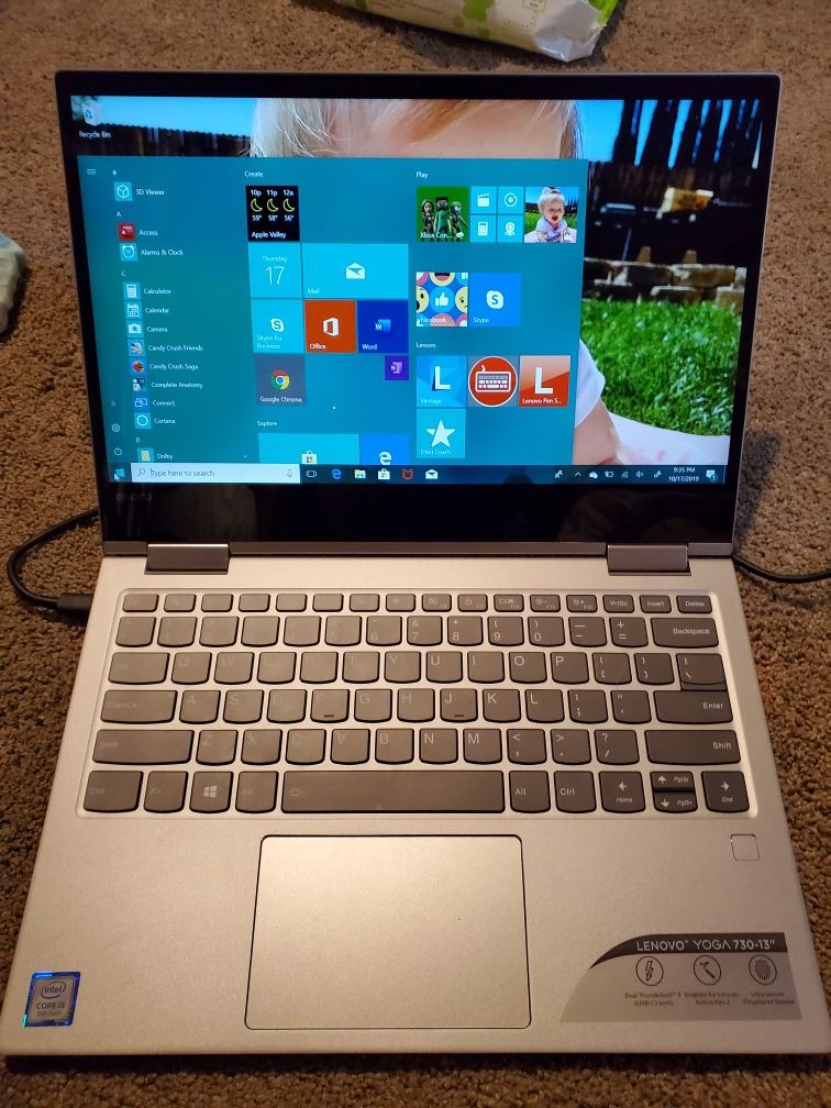 Lenovo Yoga Touch Screen Laptop