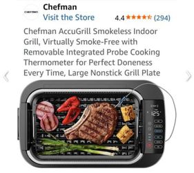 Chefman Accugrill Indoor Smokeless Grill