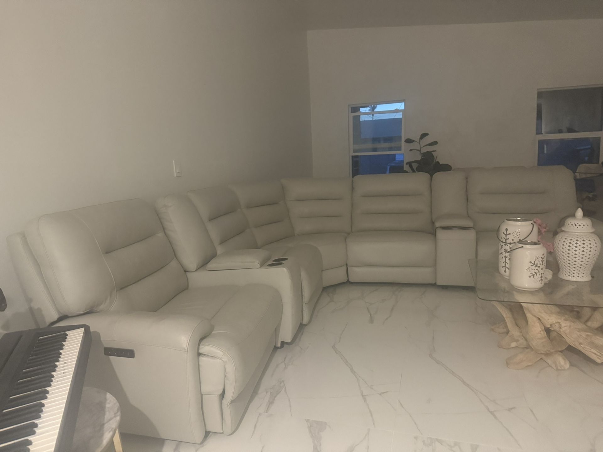 Leather Sectional