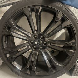 Two 26” Black Glossed Rims 