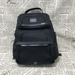 TUMI Alpha Brief Backpack in black