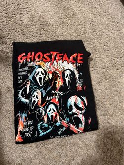 Ghostface Scream Horror Graphic T-Shirt