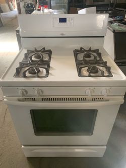 Gas stove Whirlpool good condition 90 days warranty Estufa gas Whirlpool buenas Condiciones 90 dias de Garantia