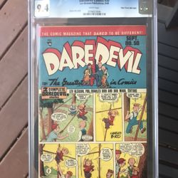 Daredevil Comics #50 (1948) CGC 9.4 — White Pages; Single Highest Graded Copy