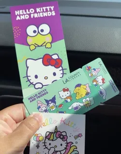 Hello Kitty and Friends LA County Library Card Set