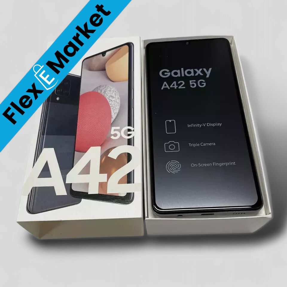 Samsung Galaxy A42 128GB Unlocked New | FlexEmarket Holidays Sale!