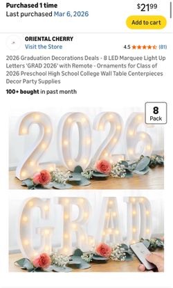 2026 GRAD SIGN