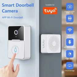 YUTA WiFi Video Doorbell Home WiFi
Wireless Doorbell Rechargeable Battery
Powered HD Camera PIR Motion
Detection