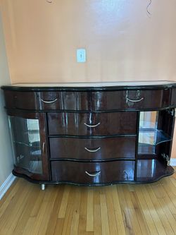 Brown Wooden Dresser