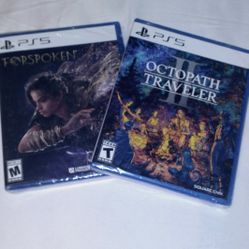 PS5 Game Bundle- Octopath Traveler 2/ Forspoken 