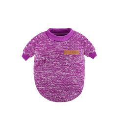 Cat Dog Sweater Classic Warm Pet Sweater Knitwear Warm Pajamas XL Purple 