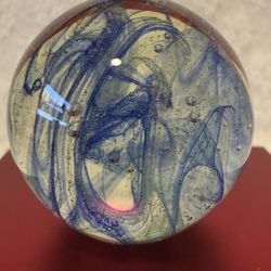 Glass Paperweight Multicolor 