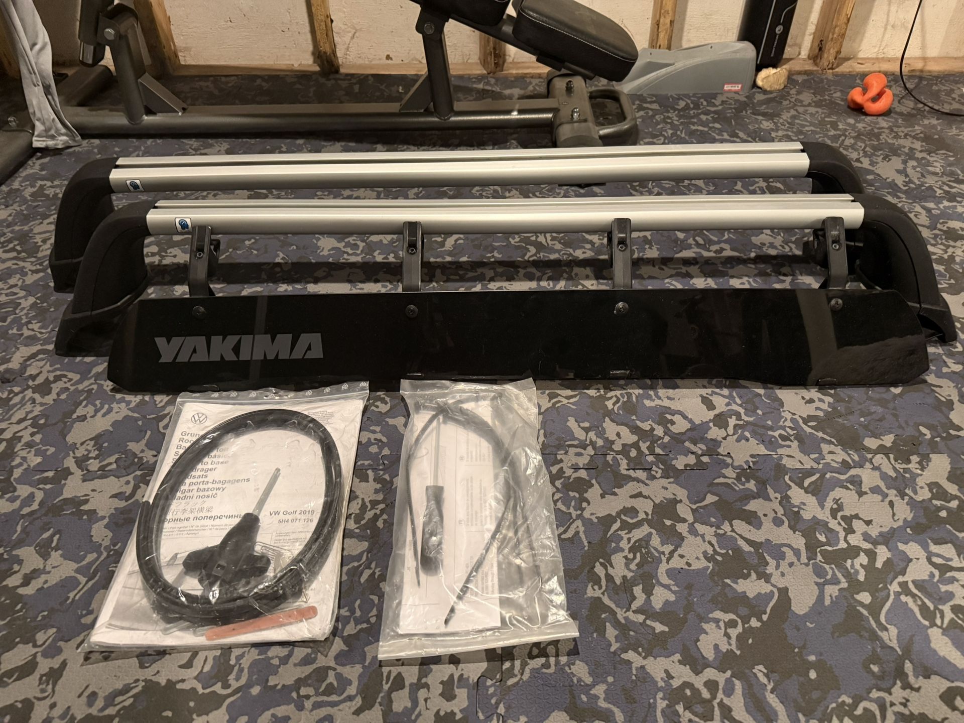 Put It On The Roof!! - VW Original Equipment Manufacture (Thule) Roof Rack  W/ 40” Yakima Fairing- MK8/8.5 GTI/Golf R