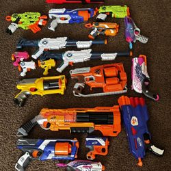 Nerf Gun Collection And Darts