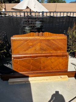 Mid century bed frame