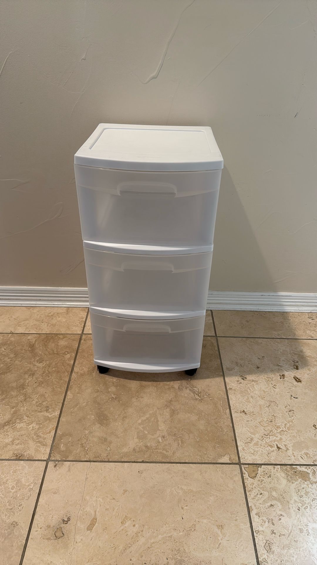 Sterility 3 Drawer Medium Storage White