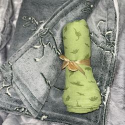 Custom Made Baby Blanket set 