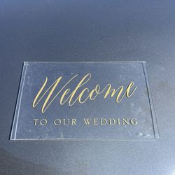 Wedding Welcome Sign