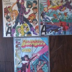 Lot Of 3 Westcoast Avenger Comics 20.00