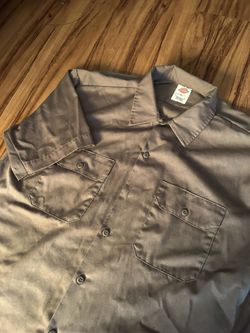 Brown Dickies Button Up